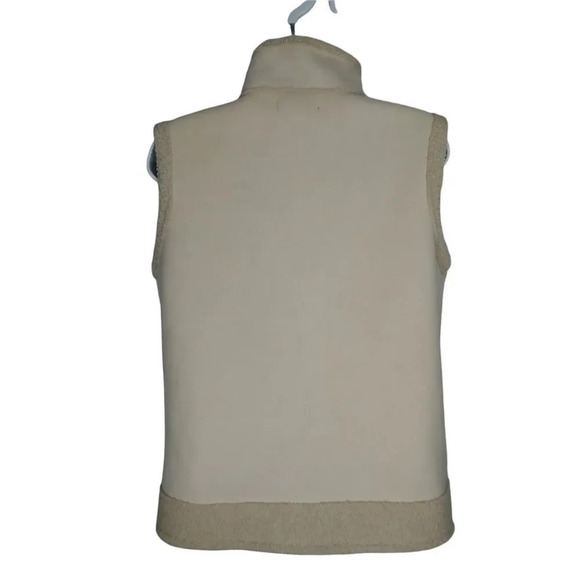 BC Clothing Original Faux Sheepskin Beige  Vest Embroidery Sleeveless M - Picture 8 of 10